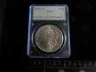 1881 S PCGS MS62 OGH Rattler Silver Morgan Dollar 50c US Coin