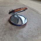 Compact Hinged POCKET MIRROR KEYCHAIN Mandala Evil Eye Indian Motif Multi Color — photo 8