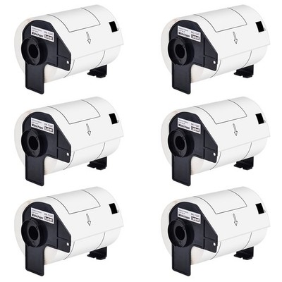 6Rolls 103mmx164mm Paper Shipping 180 Labels Compatible Brother QL-1050 DK-1247