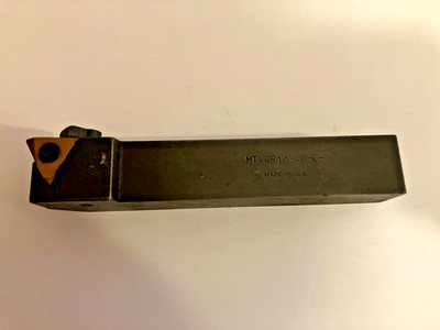 Used  Stand up style insert Threading Tool with 1'' shank. (MTVOR16-4D-C)  USA.