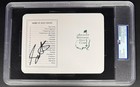Scottie Scheffler Masters Scorecard Encapsulated Signed Autograph PSA/DNA COA D
