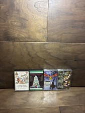 Lot of 4 Vintage Christmas Music Cassette Tapes