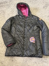 Esprit Winter Wendejacke, Tragbar auf 2 Seiten, Warm Größe M 152-158 und Schal