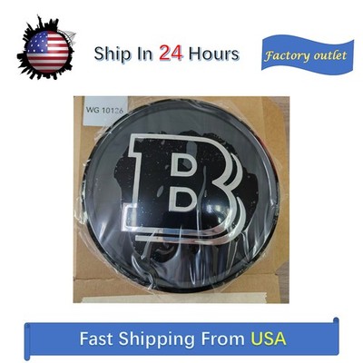 Mercedes Benz GLC GLE GLS Brabus Mirror Gloss Black Grille Badge EmblemS 205 mm