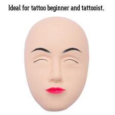 Tattoo Practice Permanent Makeup Microblading Eyebrow Lip Training Silicone Skin