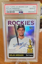 2021 Topps 1986 All-Star Autographs Nolan Arenado Auto PSA 10 86AS-NA