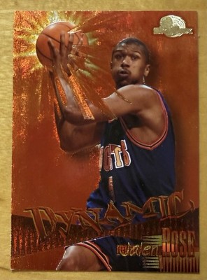 Jalen Rose Denver Nuggets 1995-96 Skybox Premium Dynamic #D4 Insert EX-NM