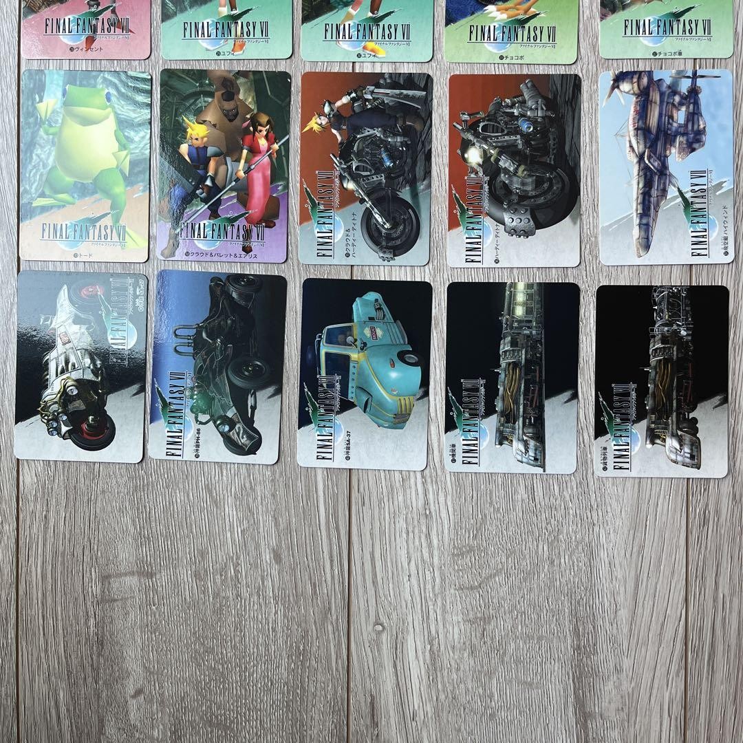 Set of 40 Final Fantasy VII FF7 Carddass Trading Card TCG