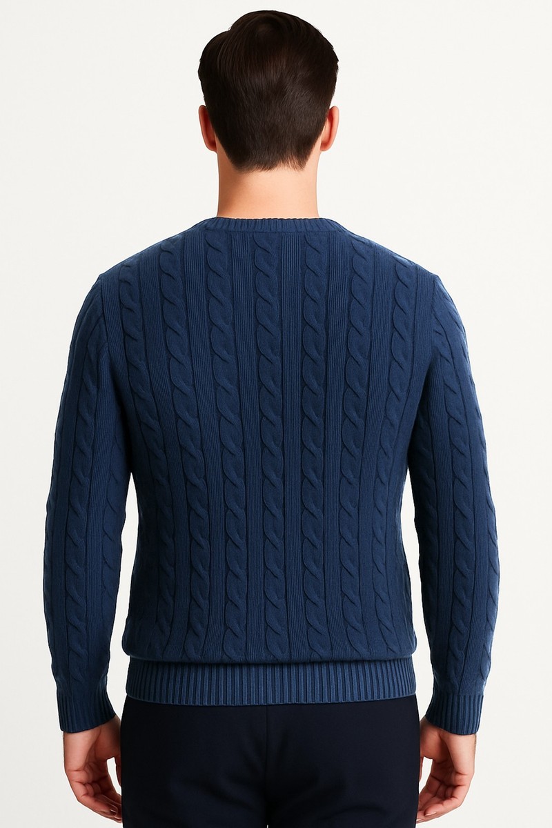Polo Ralph Lauren Men's Cable-Knit Crew Cotton Sweater. Brand New