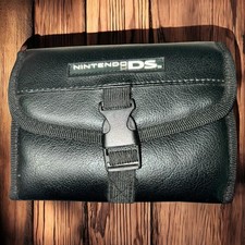 Nintendo DS Switch N Carry Black Faux Leather Travel Case