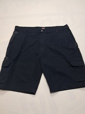 Dickies Cargo Shorts Men's 42 Canvas Ripstop Work Black