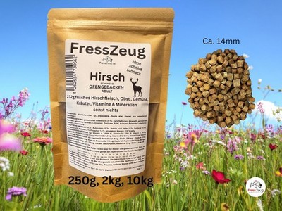 2kg Hirsch Trockenfutter ofengebacken: Schonend. Wild. Sonst Nichts. 