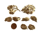 Vintage 60's-70's Gold Trifari Costume Jewelry Lot, Earrings and Pins