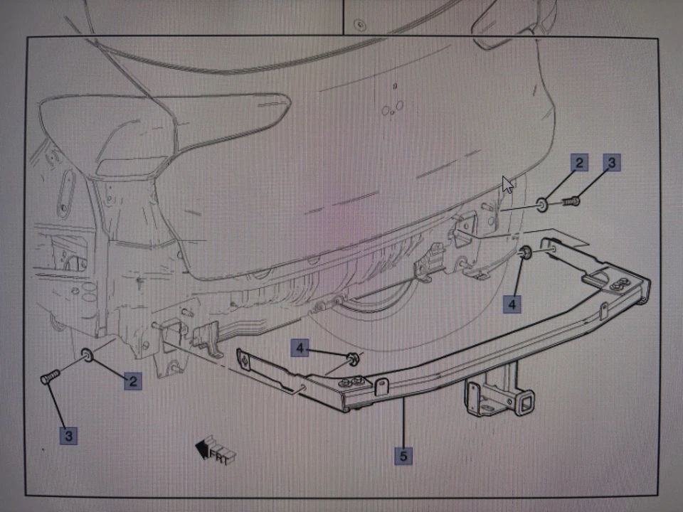 60003508 OEM GM Encore GX Trailblazer Trailer Hitch Package 1500lb Capacity New - Image 2 of 2