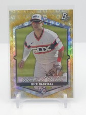 NICK MADRIGAL 2021 BOWMAN PLATINUM RENOWNED ROOKIES FOILFRACTOR! RC! #1/1!!!