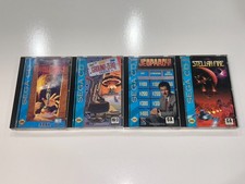 4 Sega CD Games (Double Switch, Ground Zero, Jeopardy, Stellar-Fire) Lot 3