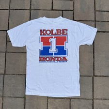 Vintage 80s 90s Kolbe Honda Tee Shirt Deadstock Motorcycle Made In USA Adult M
