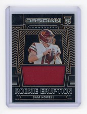 2023 Panini Obsidian Football Sam Howell #RE-SHO 26/75 RC Patch