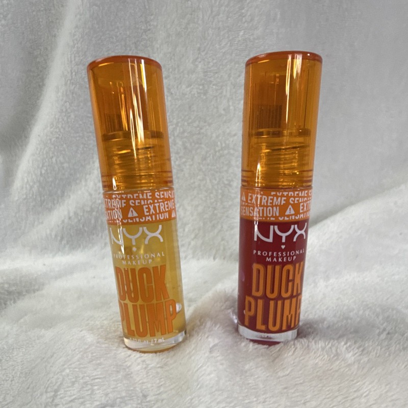 NYX Duck Plump High Pigment Gloss Lip Plumper 0.23 fl oz Clearly Spicy/Cherry