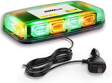 GREEN AMBER 72LED Roof Top Strobe Lights High...