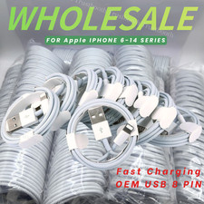 Bulk LOT USB Charging Cable For Apple iPhone 14 13 12 11 Pro Max 8 7 6 SE X Cord
