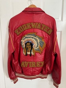 Avirex Leather Jacket Indian | eBay