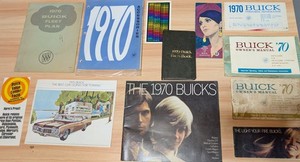 1970 Buick Original Literature Large Rare Collection