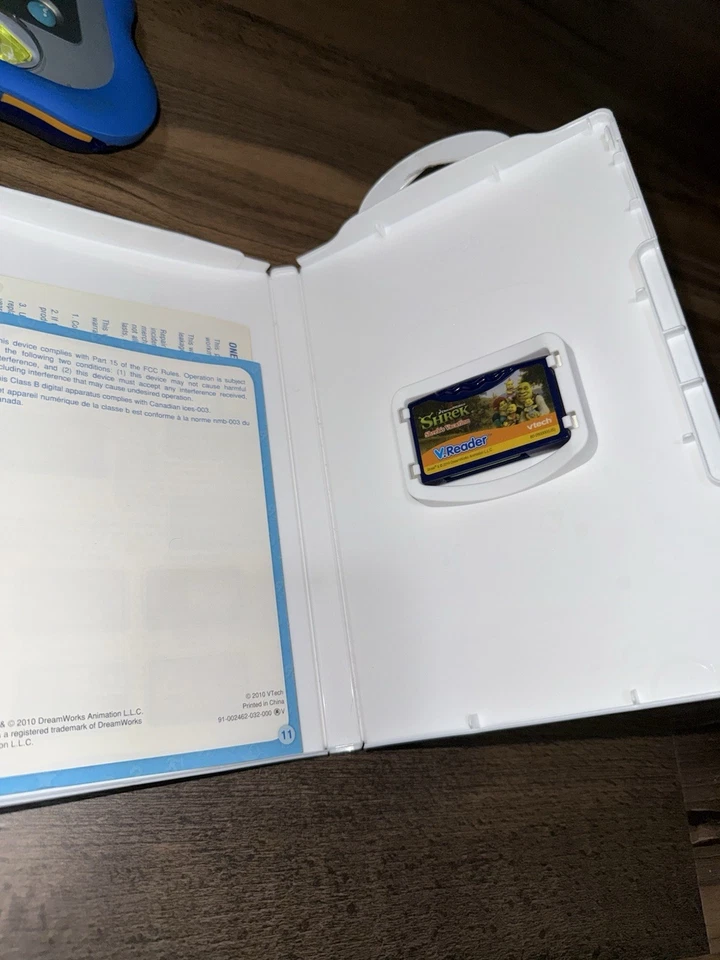 Vtech V Reader Electronic Toy With 3 Game's (Toy Story/Shrek/Cars) & A Backpack - Image 4 of 4