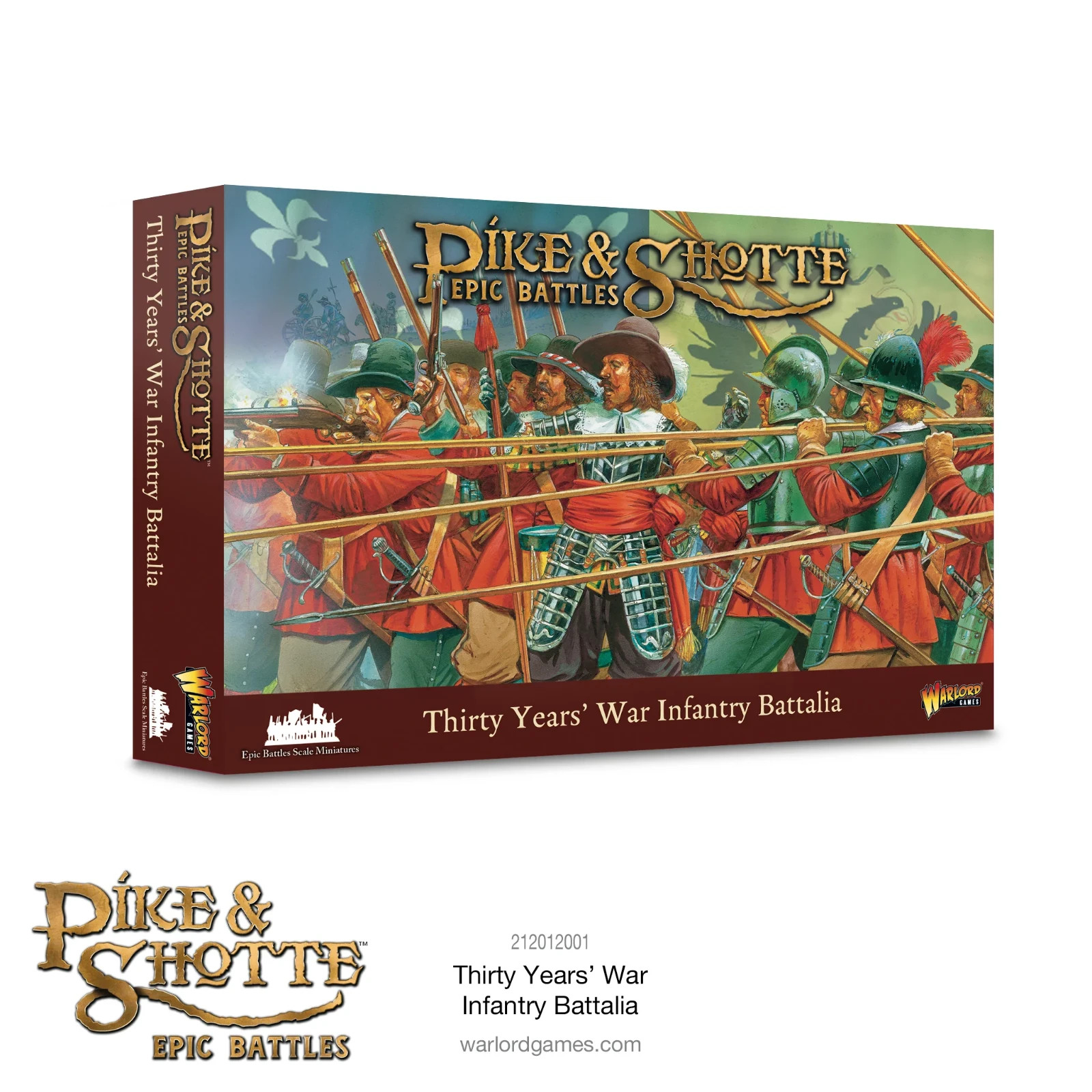 Thirty Years' Wars Infantry - Pike & Shotte Epic Miniatures Warlord Games