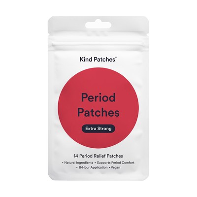 2 Pack Period Patches Extra Strong by Kind Patches for Women - 14 Count Patches