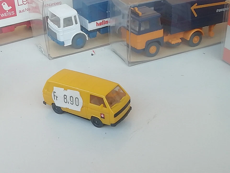 CAMION LOTTO 6 CAMION+1 FURGONE TRANSPORTER:1 MOTRICE+3 ARTICOLATI+2 AUTOTRENI - Immagine 3 di 4