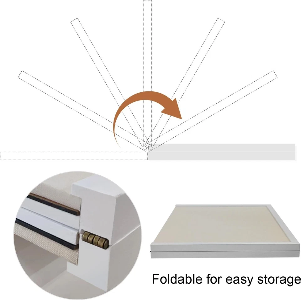 Tablón de anuncios de lino grande duradero 48x36 - Perfecto para fotos, notas y horarios Foto 4 de 4