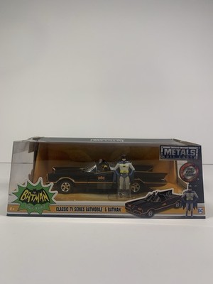 NEW Jada Toys 98259 Batman Classic 1966 TV BATMOBILE 1:24 Scale Vehicle & Figure