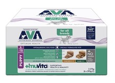 AVA Optimum Health Wet Puppy Food Chicken & Lamb Pâté 6x395g