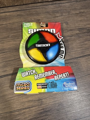 #ad Simon Micro Series 3.5” Mini Electronic Handheld Classic Game Hasbro NIB $10.00