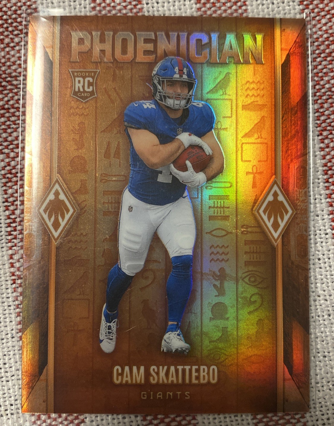 2025 Phoenix CAM SKATTEBO Rookie Phoenician SSP Case Hit #23 New York RC Giants