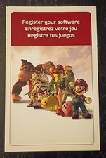 Super Smash Bros. Brawl Nintendo Wii, 2008 Club Nintendo Insert Only NO GAME