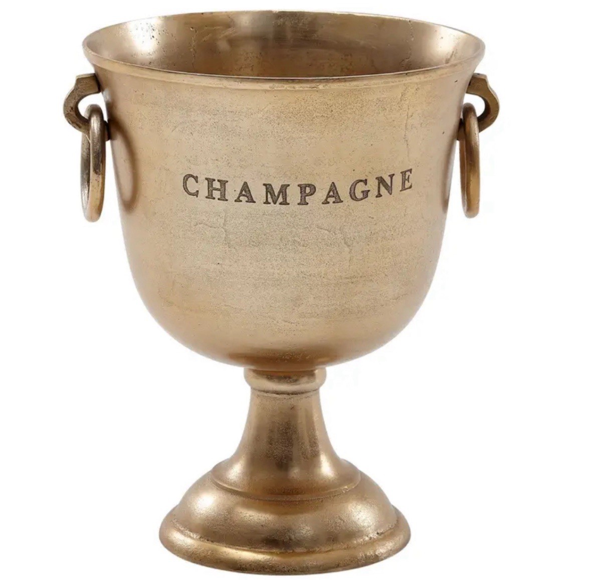 Champagner Sektkühler Gold Edelstahl Weinflaschen Kühler Getränke Kühlung