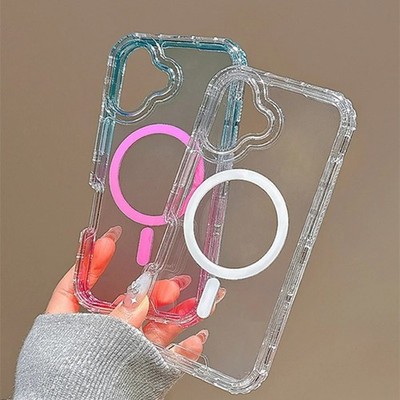 Gradient Transparent Case for Apple iPhone 17 16 15 14 13 12 11 Pro Max Plus Air