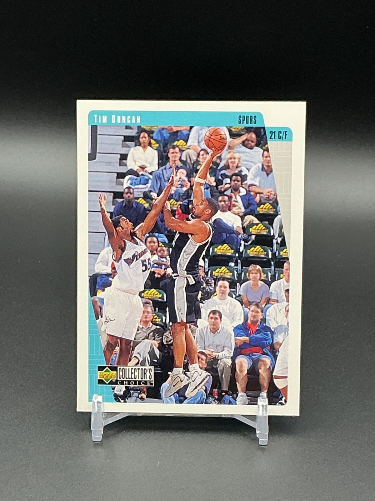 1997 Collector's Choice #323 Tim Duncan - RC
