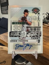 2024 Panini Prospect Edition Drew Thorpe Optic Prospect Ticket RC Auto