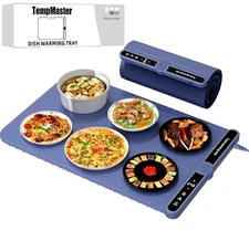 Food Warming Mat Upgraded Adjustable Temperature Electric Warming Tray Holidays