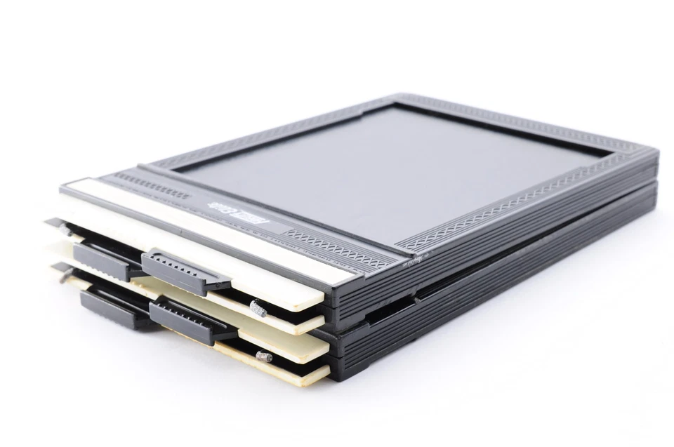 Lote de 8 soportes de película de corte Fidelity Elite 4x5 Exc+5 gran formato Y3163 Foto 2 de 4