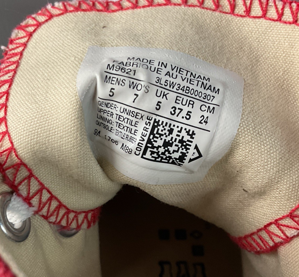 Converse Chuck Taylor All Star High Womens Size 7 Red Athletic Shoes Sneakers thumbnail 10