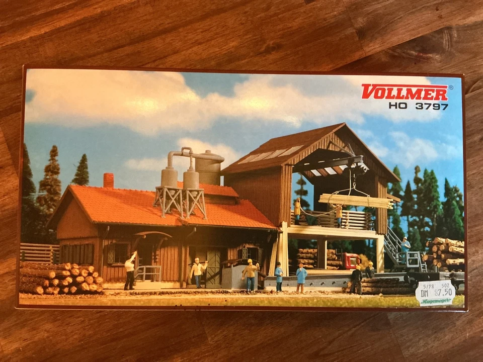 Vollmer Sägewerk H0 3739 Modelleisenbahn Bausatz - Bild 2 von 2