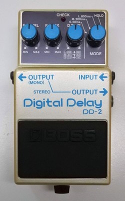 BOSS DD-2 Digital Delay Guitar Effects Pedal MIJ 1984 #294 DHL Express or EMS