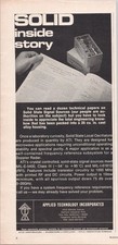 Applied Technology Inc 1967 Original Print Ad Solid State Signal Sources