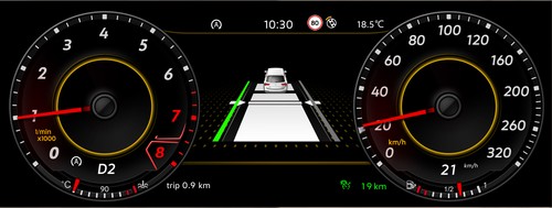 For VW GOLF VII Digital Dashboard Instrument VW Golf 7 Virtual Cockpit Dashboard - Picture 6 of 9