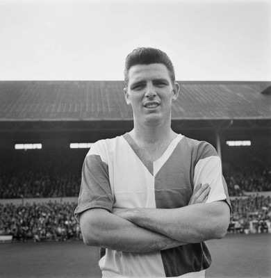 English footballer Fred Pickering a forward with Blackburn Rovers - Old Photo
