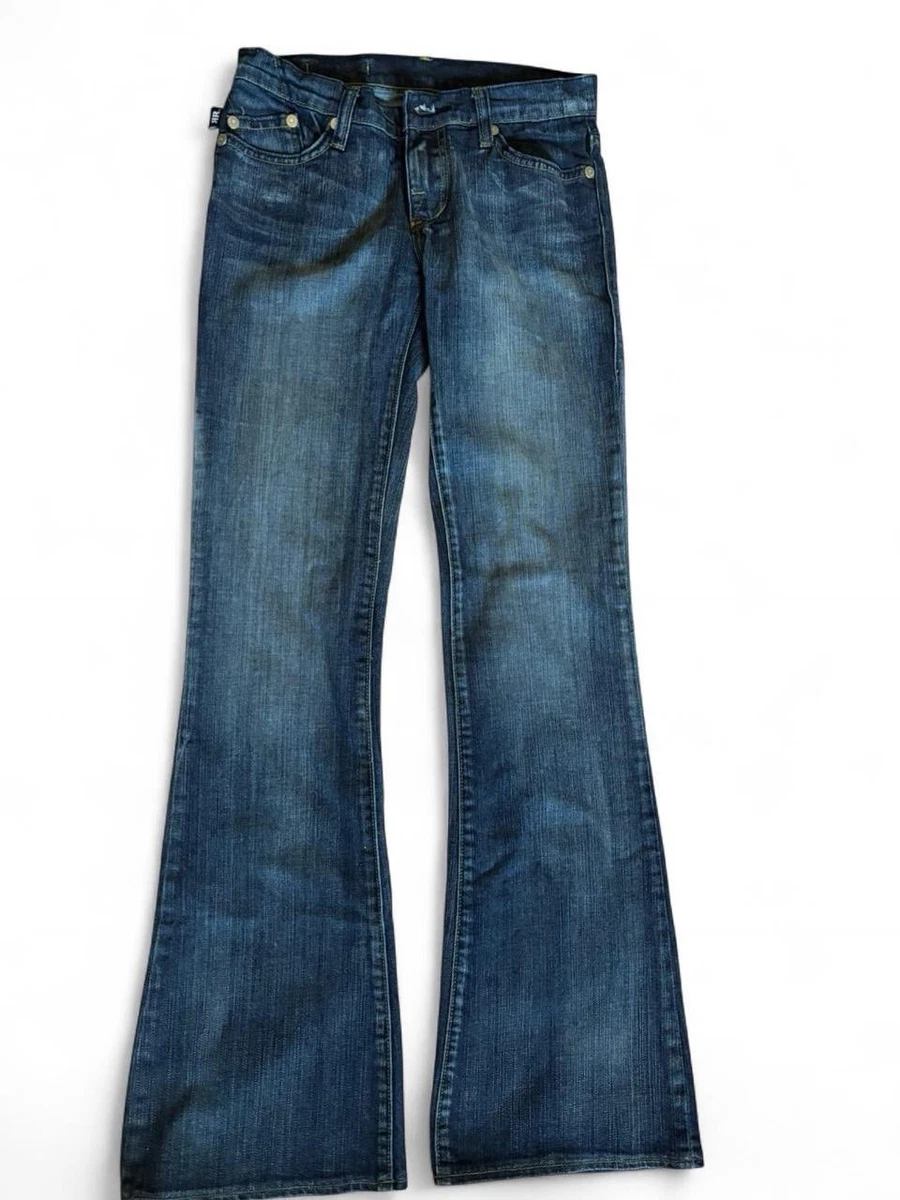 Jeans Rock & Republic ROTH Bootcut - Lavage Foncé à Poches Strass - Taille 27x34